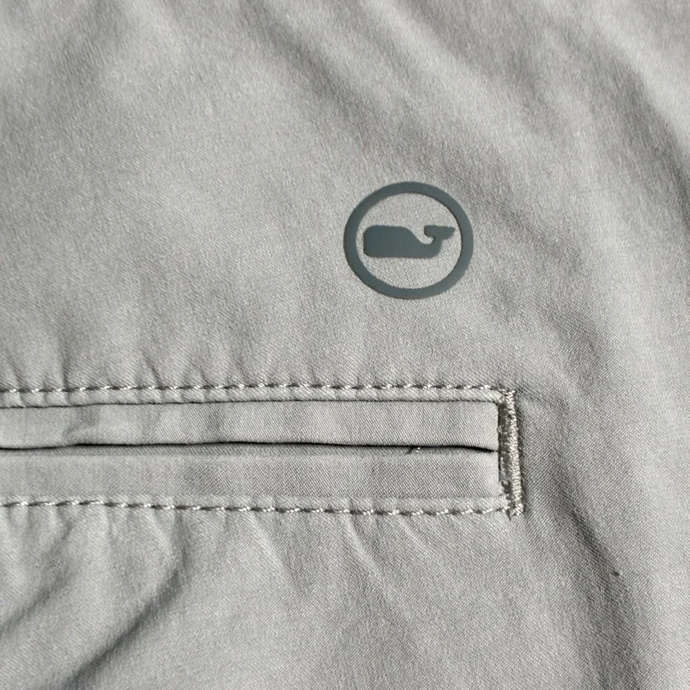 Vineyard Vines Jim Nantz‎ Golf Shorts Mens 42 Grey Stretch Performance